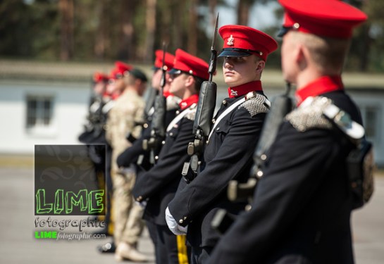 Queens Royal Hussars (QRH) return home and welcomed by Prince Phillip.