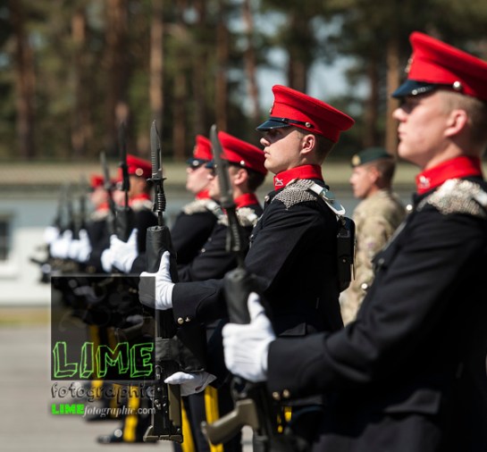 Queens Royal Hussars (QRH) return home and welcomed by Prince Phillip.