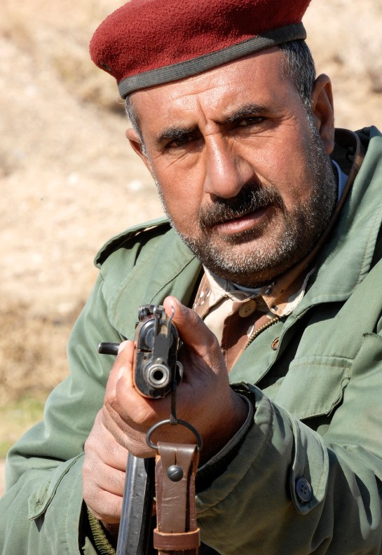 Training the Iraqi border force