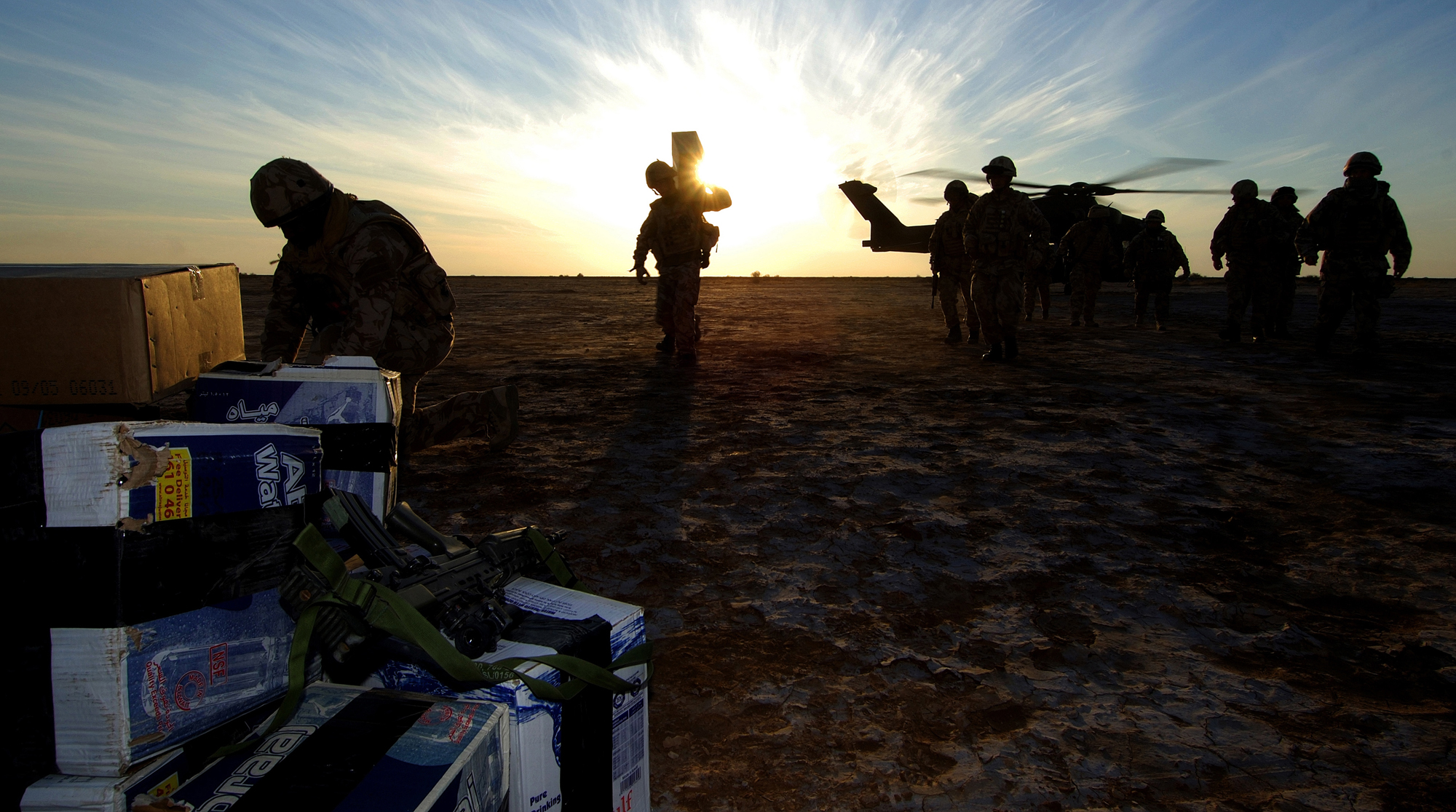 Training the Iraqi border force